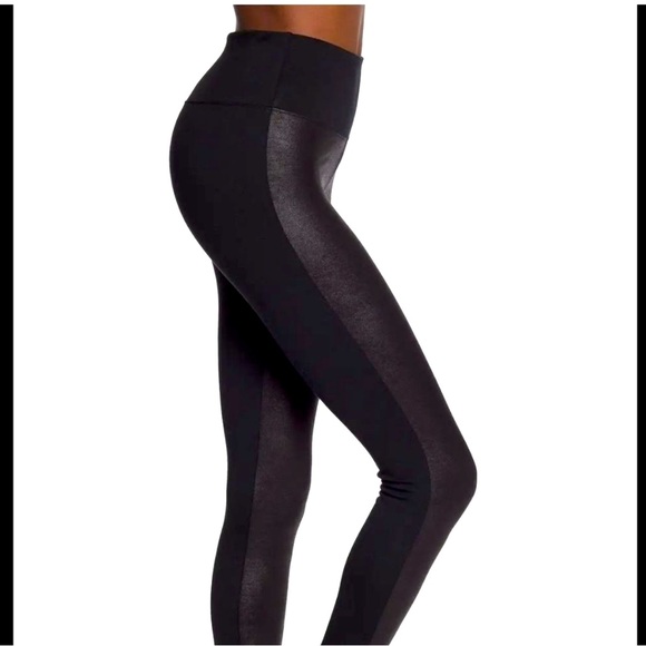 SPANX Pants - Spanx Glitter Panel Leggings L